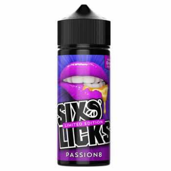 Six Licks Passion 8 Liquid 120ml Passionsfrucht trifft auf Birne