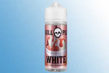 White Skull Plus 120ml e-Liquid Vanilleeis mit Erdbeer Soße