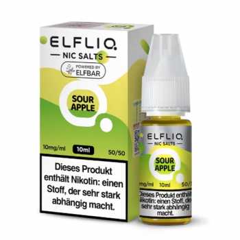 Sour Apple ELFLIQ Nikotinsalz Liquid 10ml (saurer Apfel)