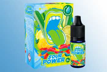 Sour Power - Big Mouth Aroma 10ml saure Fruchtschlangen aus Kaktus, Limette und Zitrone