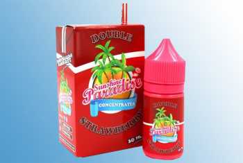 Double Strawberry 30ml Sunshine Paradise Aroma reife Erdbeeren treffen auf reife Walderdbeeren