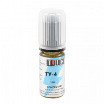 TY4 T-Juice Aroma 10ml süßes Tabakaroma verfeinert mit Nüssen, Karamell und Rohrzucker