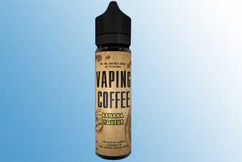 Banana Liqor - Vaping Coffee Liquid 60ml vollmundiger Kaffee mit feiner Bananen Liqueur Note