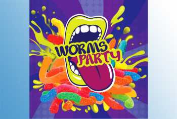 Big Mouth Worms Party Aroma leckere Fruchtgummi Würmer