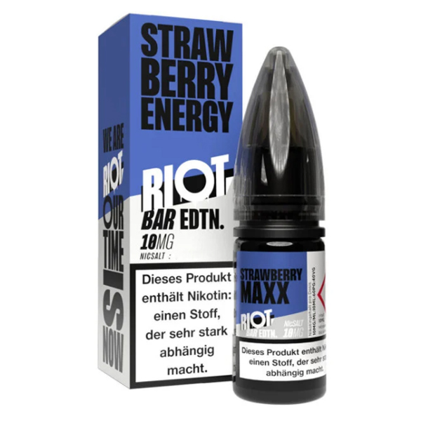 Strawberry Energy Riot Squad NicSalt Liquid 10ml erfrischender Erdbeer ...