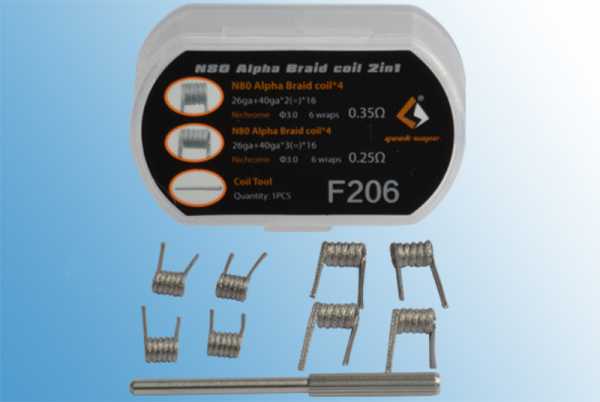 N80 Alpha Braid Coils