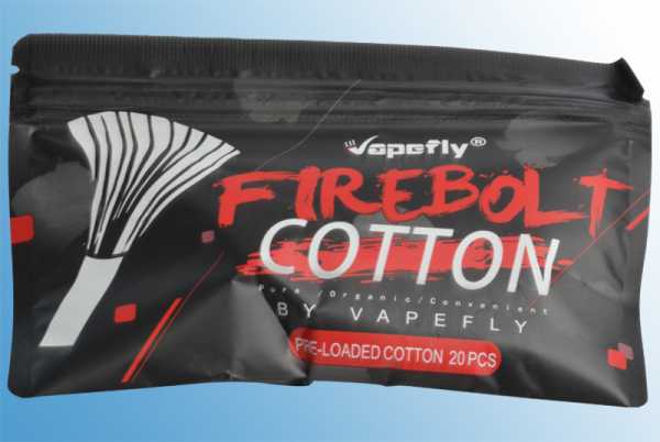 Firebolt Organic Cotton 20 Stk Pre-Loaded Watte Vapefly