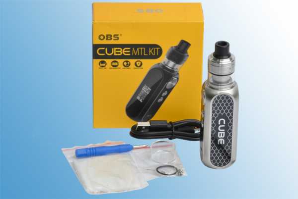 OBS Cube 80W MTL E-Zigaretten Set + Engine Selbstwickler