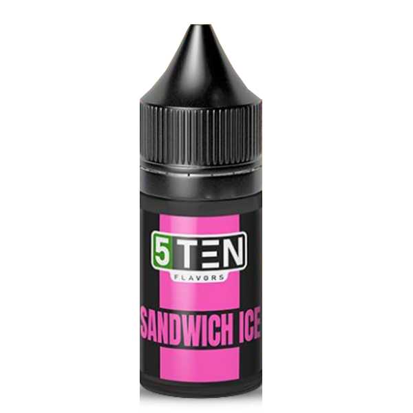 Sandwich Ice 5ten Flavour Aroma 2,0ml / 30ml (cremiges Schokoladen, Vanille und Erdbeereis in Waffel)