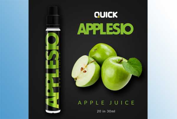 Applesio - Quick Liquid 20ml leckerer Apfelsaft