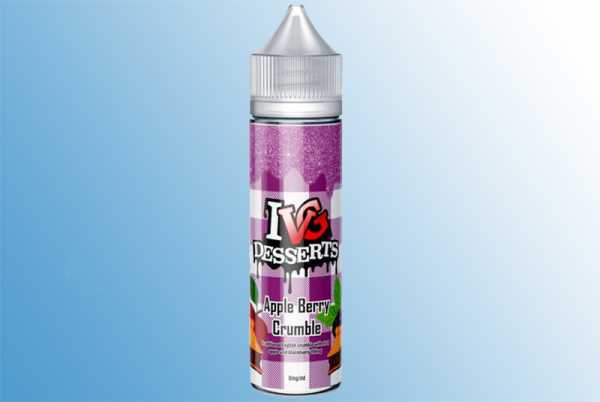 Apple Berry Crumble - I VG Desserts Liquid 60ml leckerer Crumble Kuchenteig mit frischen Äpfeln und Brombeeren