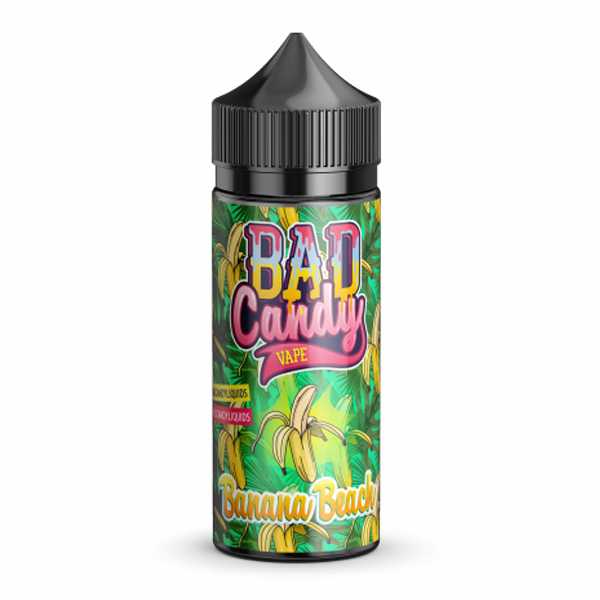 Banana Beach Bad Candy Aroma Longfill 20ml / 120ml leckerer Bananenmilchshake eisgekühlt mit Vanille Eis und Koolada