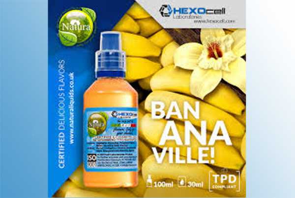 Bananaville! – Hexocell Shake & Vape 30ml/100ml Bananen treffen auf Vanille