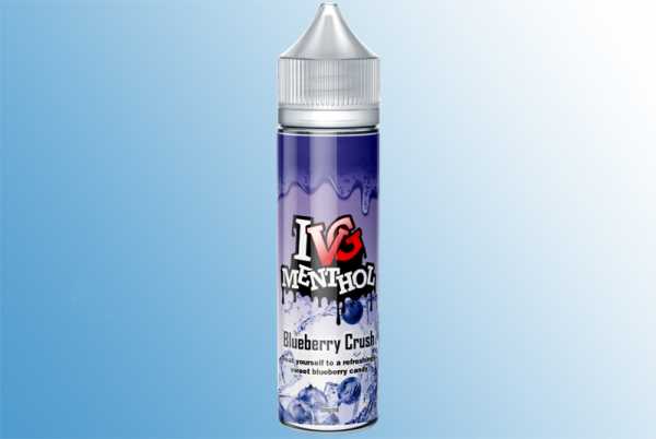 Blueberry Crush - I VG Menthol Liquid 60ml reife süße Blaubeeren mit Menthol Kick