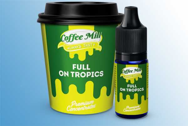 Full on Tropics - Coffee Mill Aroma tropischer Fruchtmix aus Mango, Maracuja, Limette und Melonen