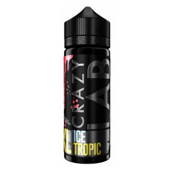 Ice Tropic XL Crazy Lab Shake & Vape 10ml / 120ml Fruchtmix aus tropischen Früchten mit Frischekick