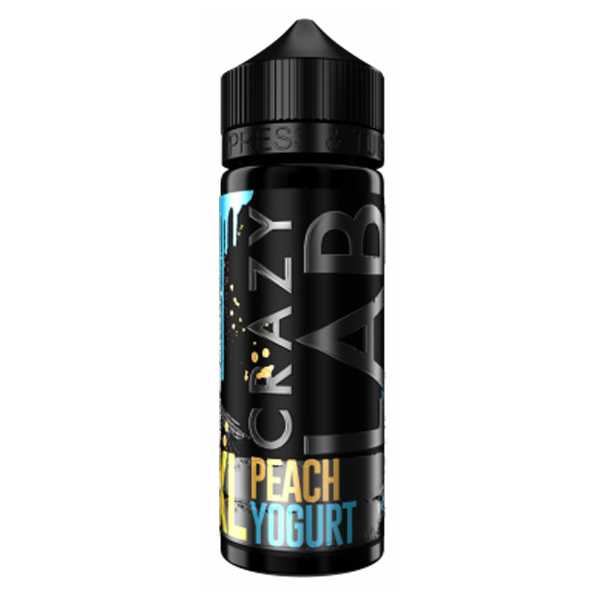 Peach Yogurt XL Crazy Lab Shake & Vape 10ml / 120ml cremiger Pfirsich Yogurt