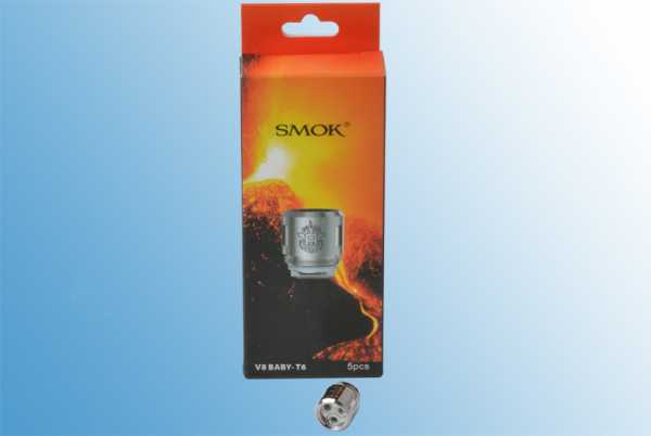 5 x Smok TFV8 Baby T6 Ersatzheizwendel (1 Packung)