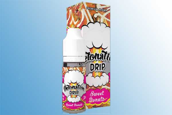 Sweet Donuts - Detonation Drip Aroma frisch gebackener Donut mit Zuckerglasur