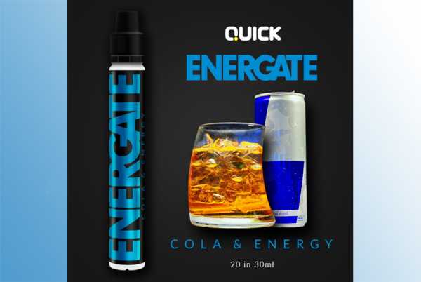 Energate - Quick Liquid 20ml Cola trifft auf Energy Drink