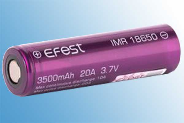 Efest Purple IMR 18650 3500mAh Akku