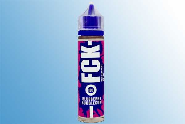 Blueberry Bubblegum Ice - FCK Liquid 60ml leckere Blaubeer Kaugummis mit eisiger Minze verfeinert