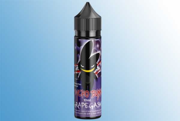 Grape Gasm Psycho Bunny Aromashot 10 / 60ml gefüllter Traubenkaugummi mit Himbeermus und leichter Frische