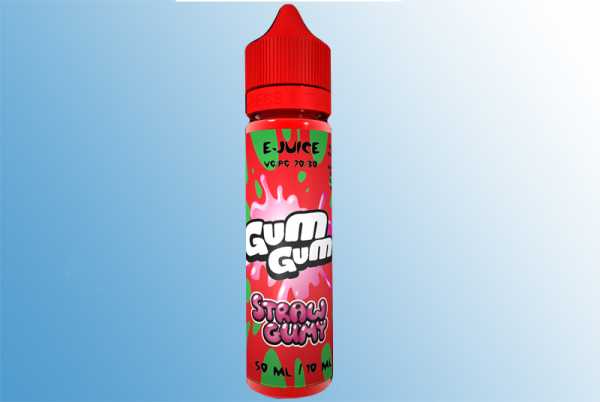 Strawgumy - Gum Gum Liquid 60ml süßer Erdbeerkaugummi