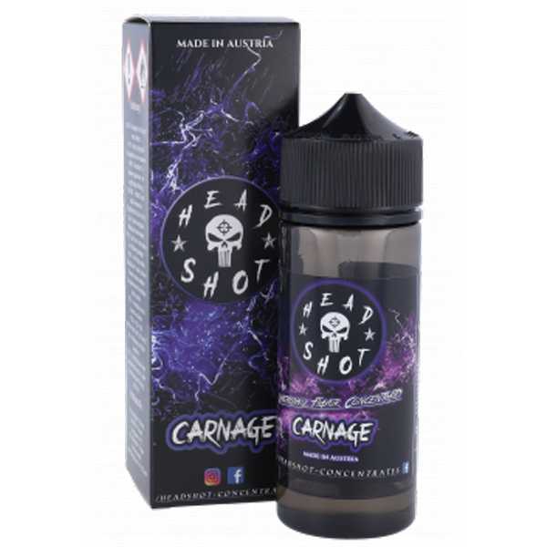 Carnage Headshot Aroma 24ml / 120ml schwarze Beeren mit Minze und Eukalyptus