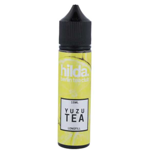 Yuzu Tea hilda. Longfill Aroma 15ml / 60ml leckerer Eistee mit den Geschmacksnoten Zitrone, Grapefruit, Limette, Bergamotte und Mandarine