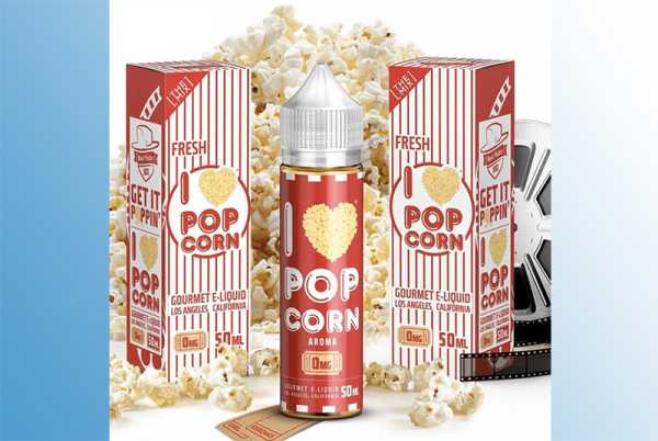 I Love Popcorn - Mad Hatter 60ml Liquid karamelisiertes Popcorn