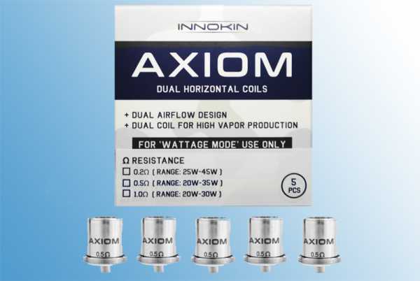 5 x Innokin Axiom Dual Ersatzcoils (1 Packung)