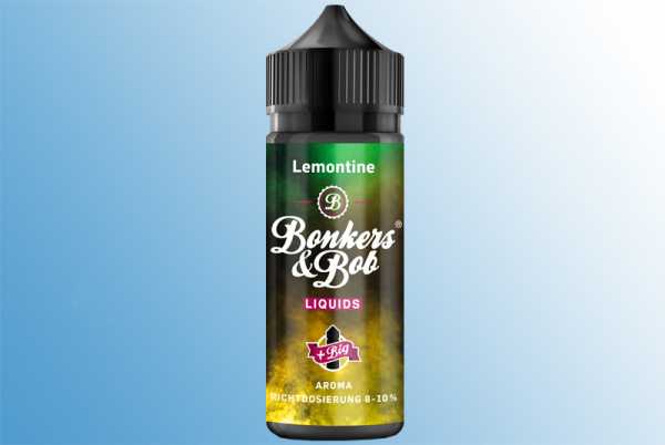 Lemontine Bonkers & Bob Aroma 10ml Zitronengras und Limetten verfeinert mit ein wenig Menthol