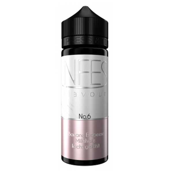 No. 6 NFES Aroma 20ml / 120ml Erdbeer-Bananen Milchshake mit einer kühlen Note