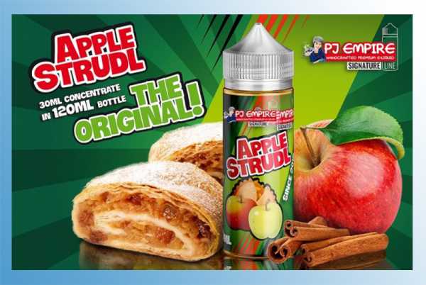 Apple Strudl PJ Empire Shake & Vape 30ml / 120ml frisch gebackener Apfelstrudel mit Zimt