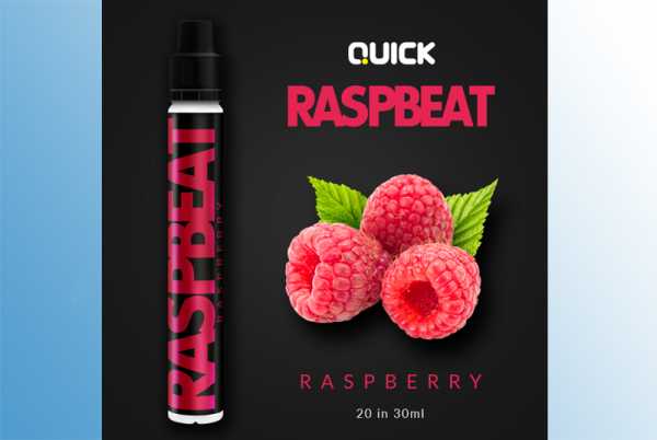 Raspbeat - Quick Liquid 20ml intensives Himbeer Liquid