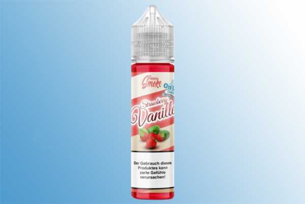 Strawberry Vanille on ICE Aromashot 20ml/60ml Flavour Smoke saftige Walderdbeeren verfeinert mit verschiedenen Vanillesorten eisgekühlt