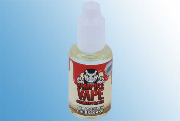 Strawberry Cheesecake Vampire Vape 30ml Aroma leckerer Käsenkuchen mit Erdbeermus