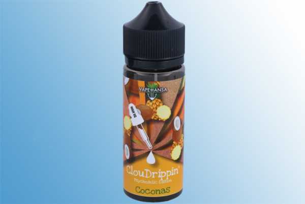 Cocoanas - VapeHansa 20ml Cloudrippin Aromashot Ananas und Kokos verfeinert mit Vanille, Sahne und Milch