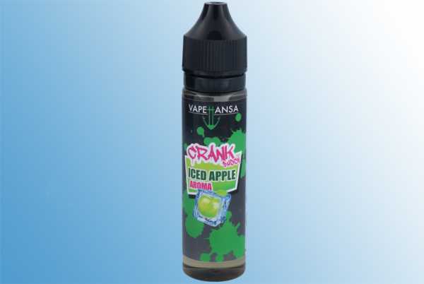 Crank Shock Iced Apple - VapeHansa 10ml Aromashot Apfelmix verfeinert mit Vanille, Karamell und Koolada