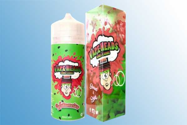 Wutamelon - Vape Heads Liquid 60ml süße und saure Wassermelonen Bonbons