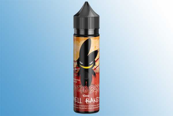 Well Baked Psycho Bunny Aromashot 10 / 60ml Mandelgebäck mit Kirschfüllung