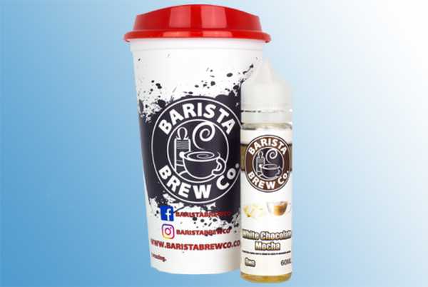 White Chocolate Mocha 60ml Barista Brew frischer Donut mit Ahornsirup Mokka Cafe trifft auf weisse Schokolade