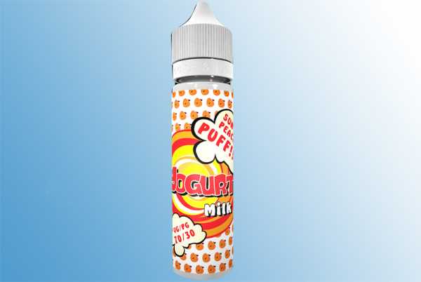 Peach - Yoghurt Puff Liquid 60ml Pfirsich Liquid mit leichter Joghurt Creme