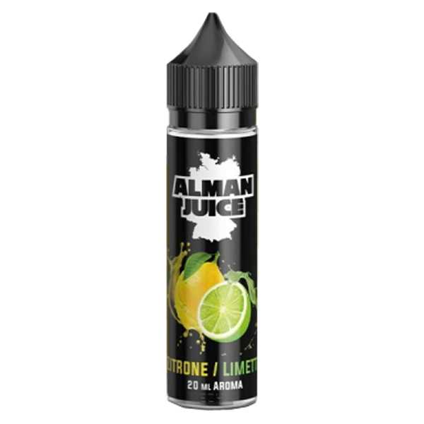 Zitrone Limette Alman Juice Aroma 20ml / 60ml erfrischender Mix aus Zitronen und Limetten