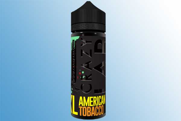 American Tobacco XL Crazy Lab Shake & Vape 10ml / 120ml authentischer Tabakgeschmack