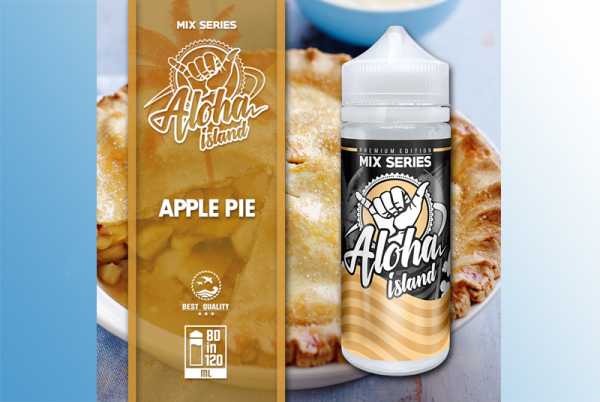 Apple Pie Aloha Island 120ml Liquid Apple Pie Kuchen