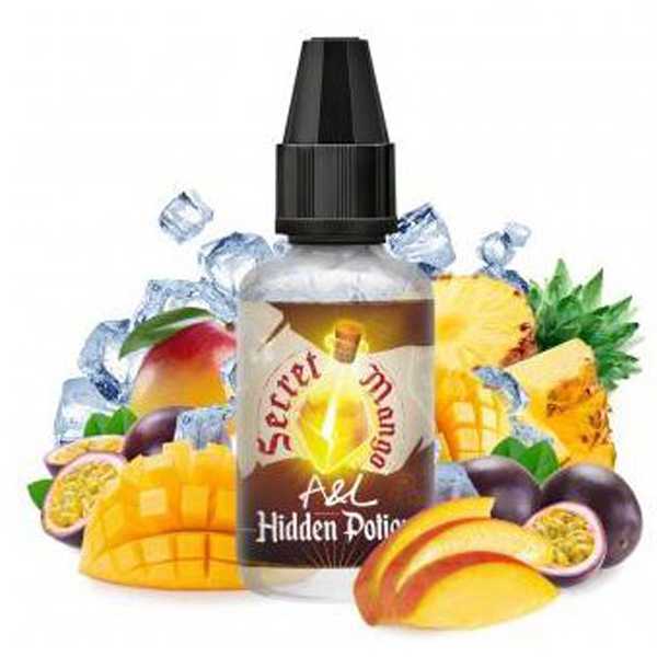 Secret Mango Hidden Potion Aroma 30ml Fruchttrio aus Mango, Ananas und Passionsfrucht und leichter Kühle