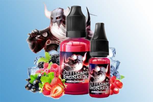 Ragnarok - pour e-liquide Aroma Fruchtmix aus Erdbeeren, Brombeeren, Himbeeren und Heidelbeeren mit Frische Kick