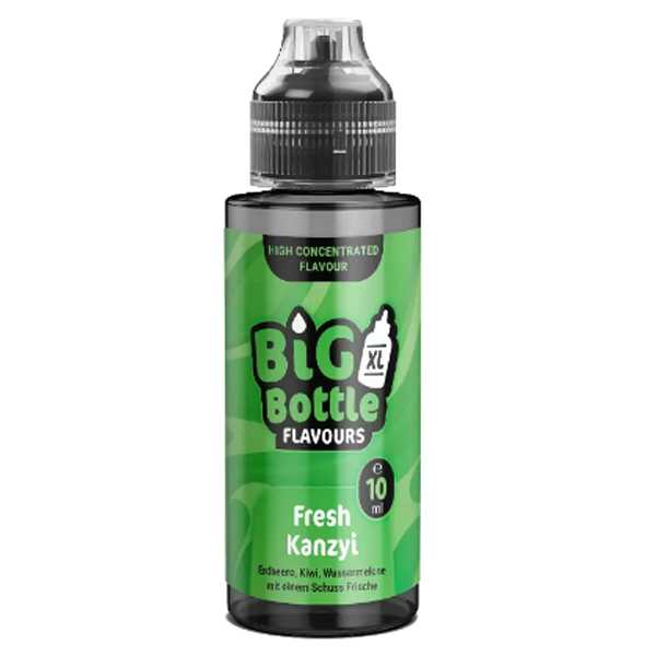 Fresh Kanzyi Big Bottle Aroma Longfill 10ml / 120ml Fruchtmix aus Erdbeeren, Wassermelone und Kiwi